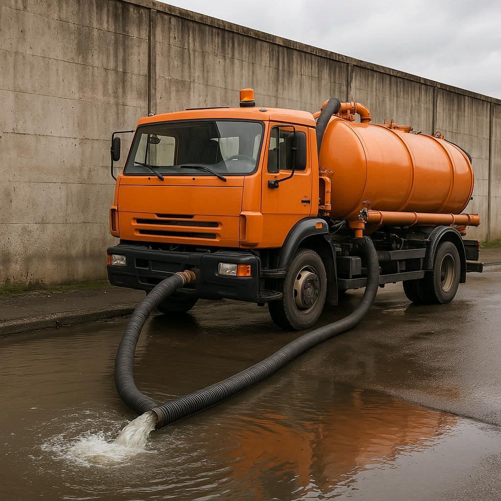 Откачка воды в Белореченске