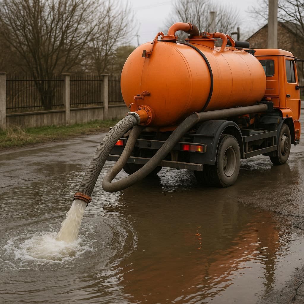 Откачка воды в Белореченске